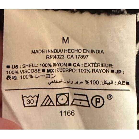 Old Navy Mini Sundress w/Spaghetti Straps Geometric 100% Rayon Junior's Size M - Picture 15 of 16